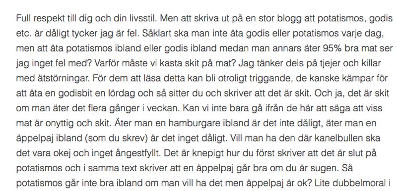Blondinbellas kommentarsfält på Instagram Blondinbellas kommentarsfält på Instagram
